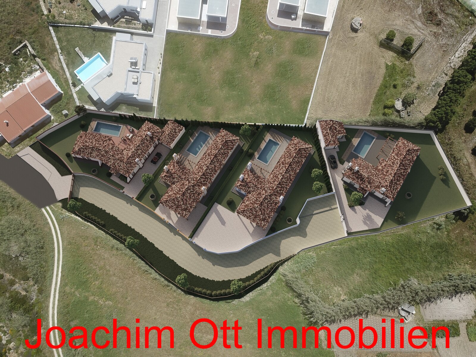 Neubau Projekt - Haus am Meer mit Pool und Garage