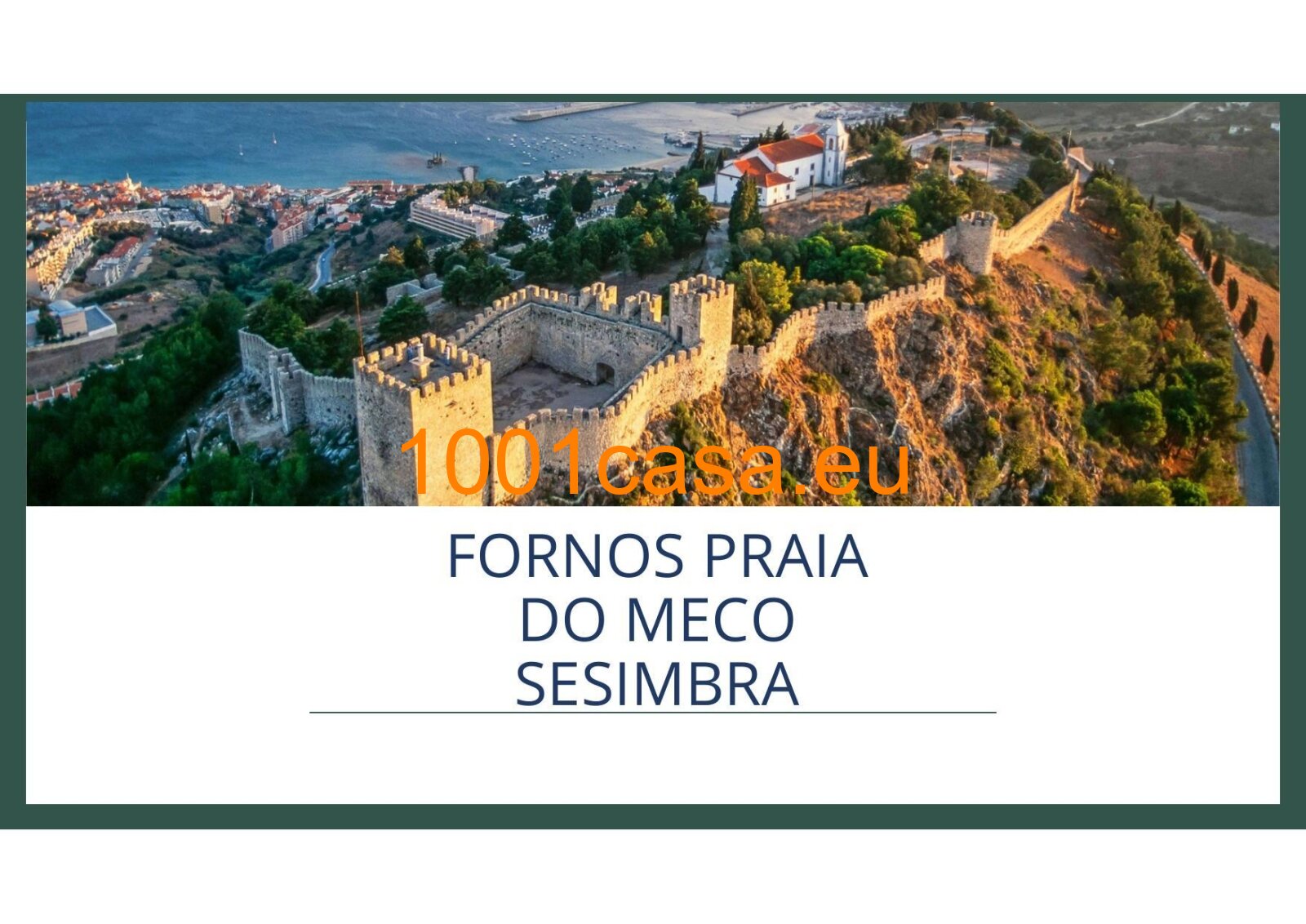 Sesimbra - Setubal: Bauträger / Investment-Areal mit genehmigtem Projekt für 12 Luxusvillen - Nähe Praia do Meco