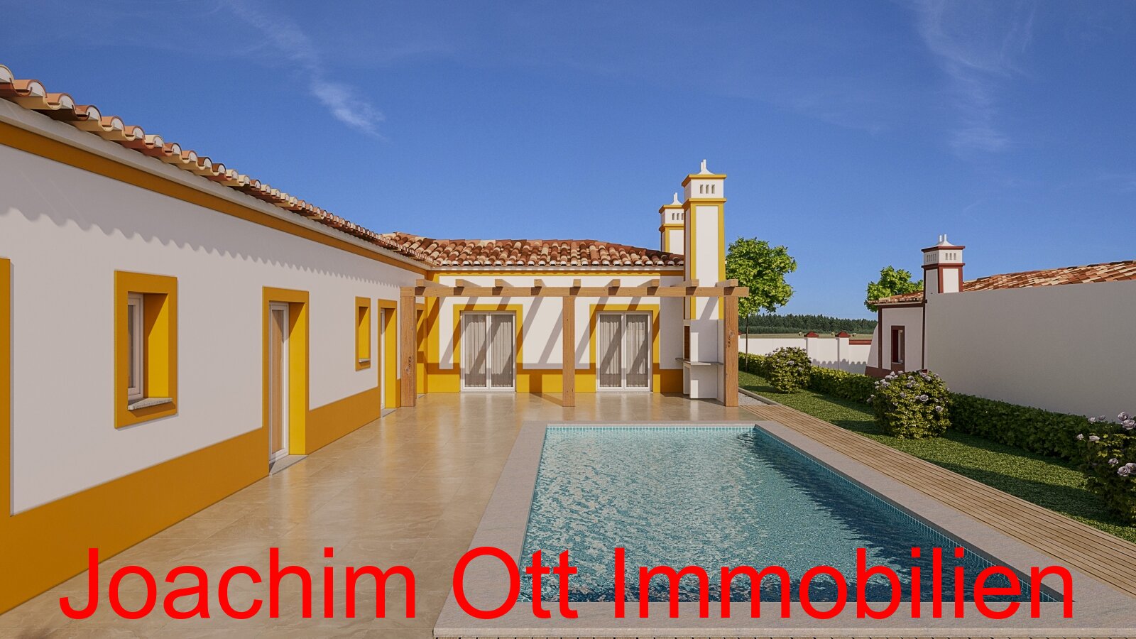 Neubau Projekt - Haus am Meer mit Pool und Garage