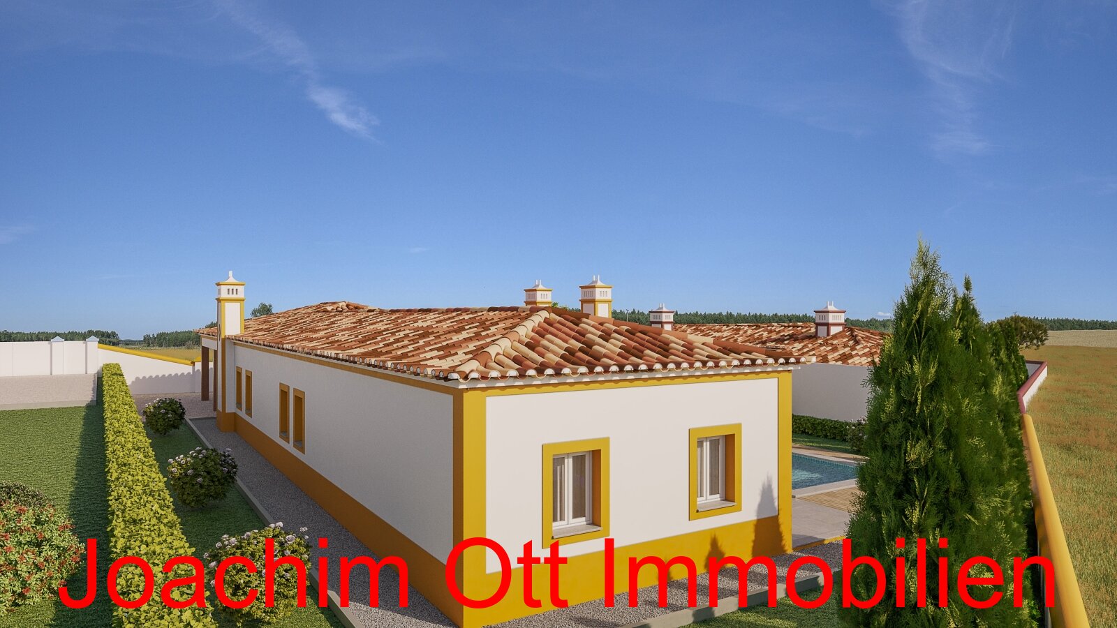 Neubau Projekt - Haus am Meer mit Pool und Garage