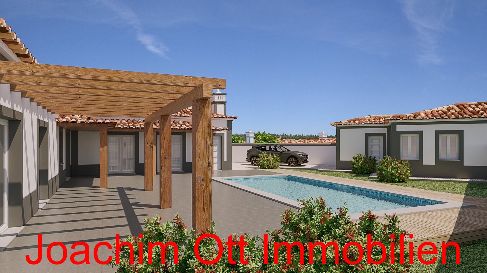 Neubau Projekt - Haus am Meer mit Pool und Garage