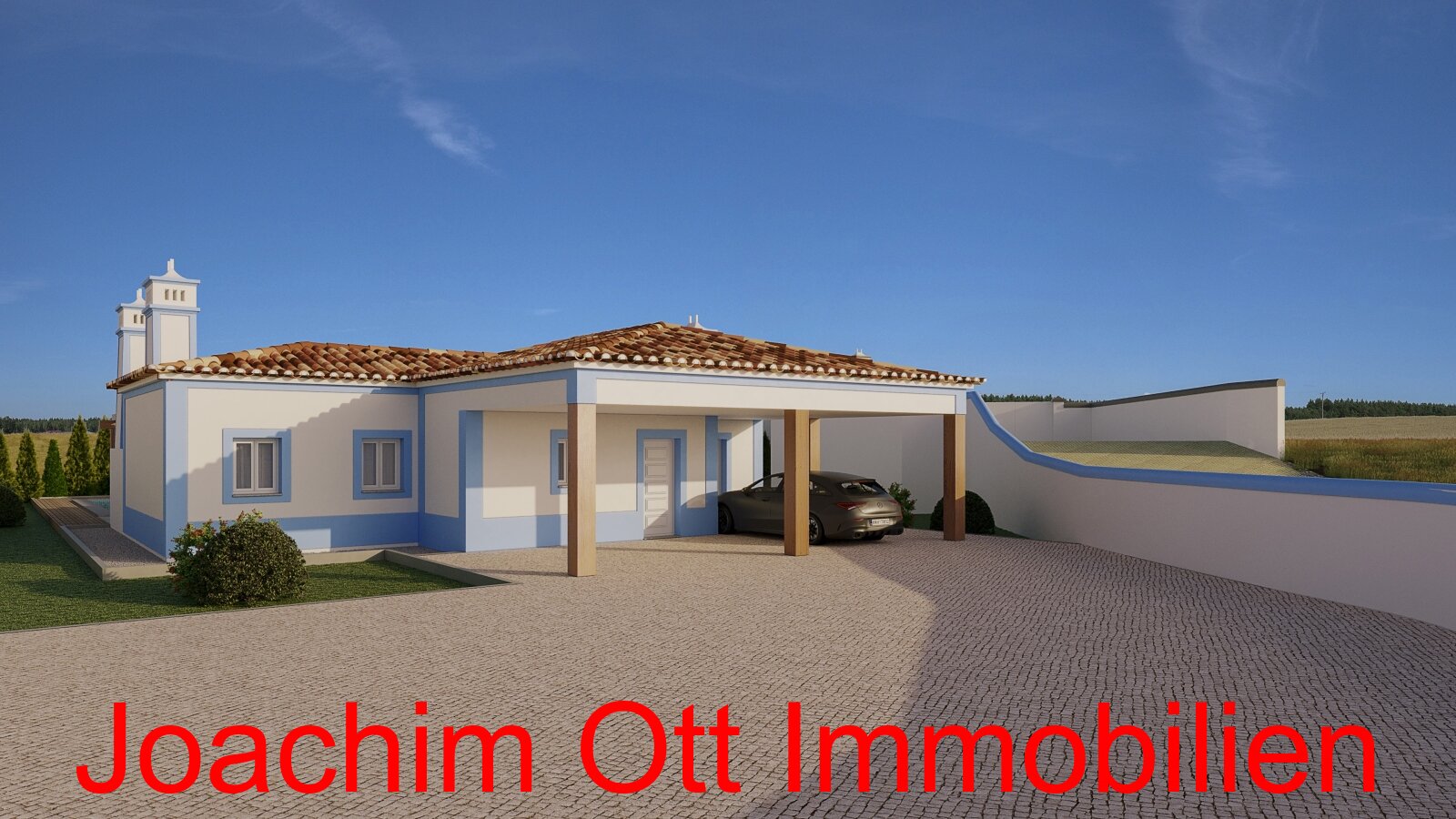 Neubau Projekt - Haus am Meer mit Pool und Garage