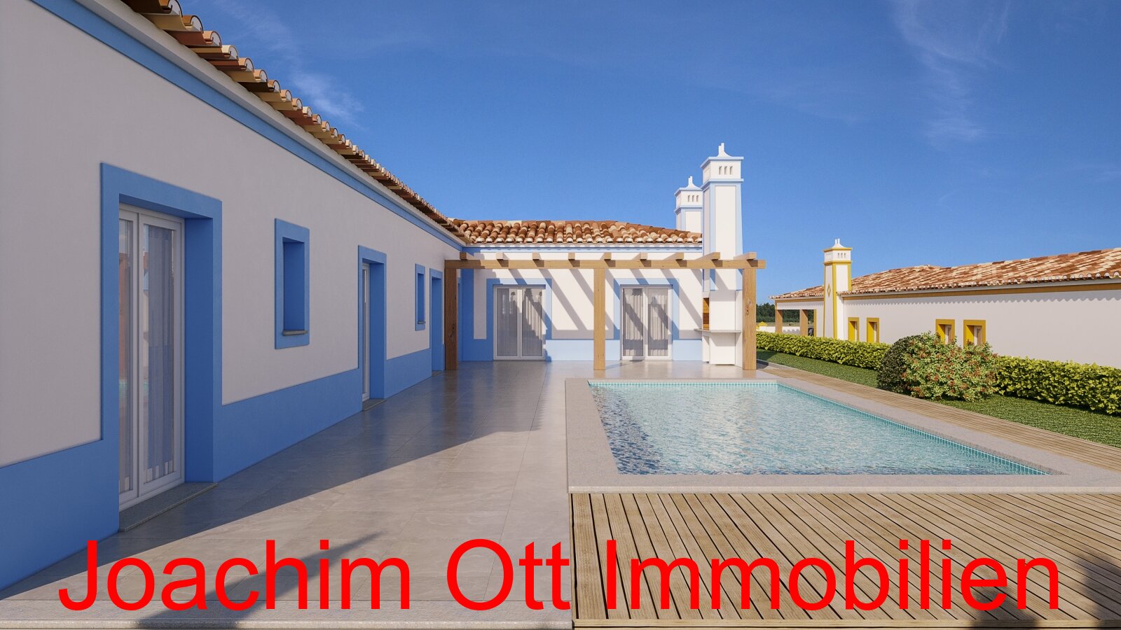 Neubau Projekt - Haus am Meer mit Pool und Garage