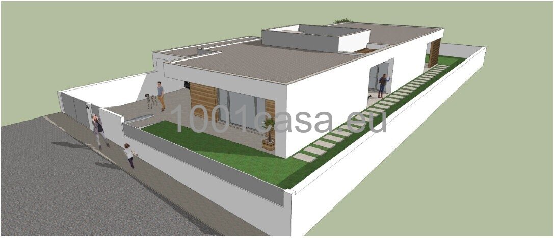 Freistehendes Einfamilienhaus Bungalow mit Garten – Rio Maior