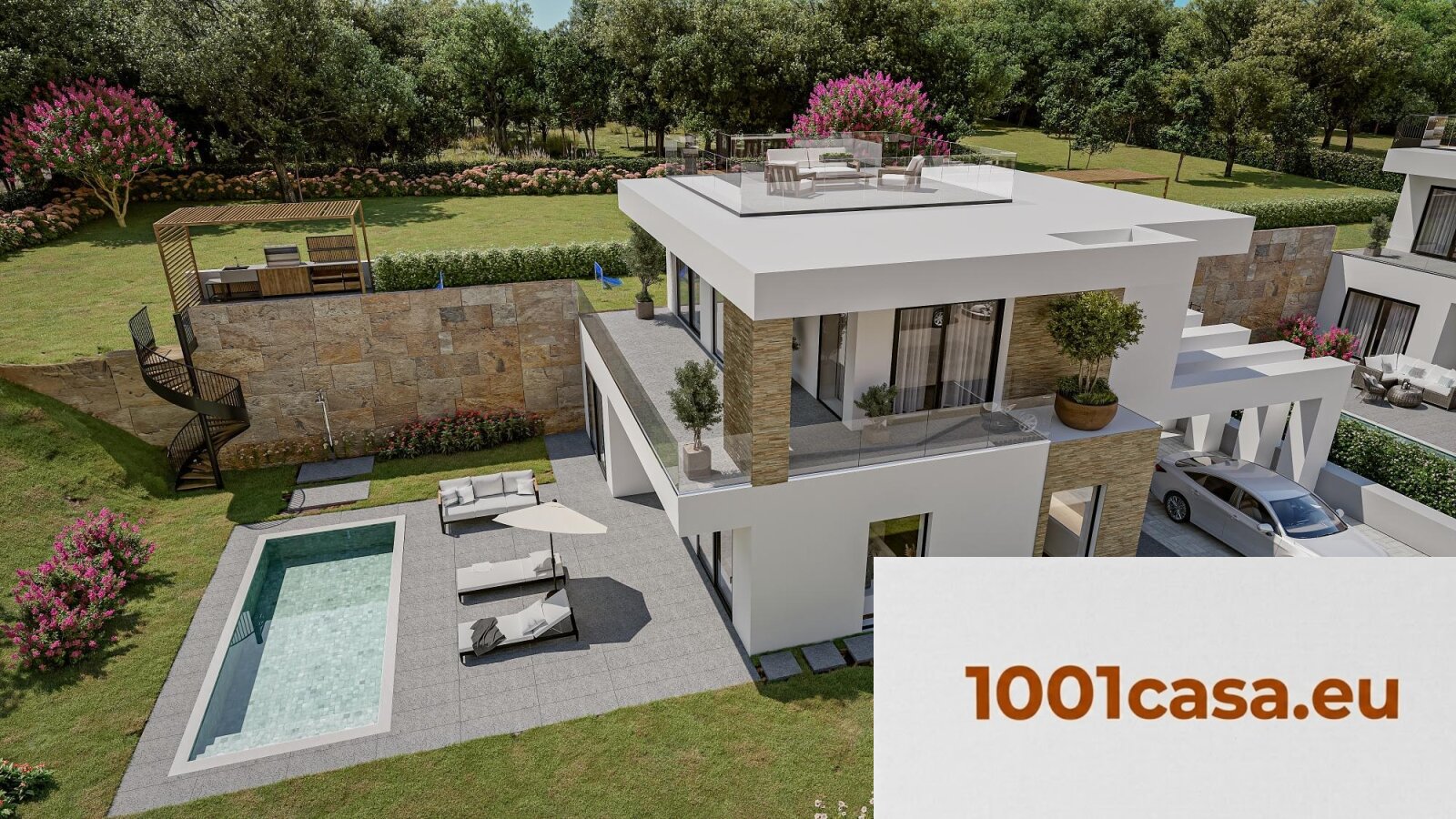 Neubau-Villa mit Pool, ca. 1km zum Strand, Sao Martinho do Porto, 3 Schlafzimmer, Vermietungspotenzial