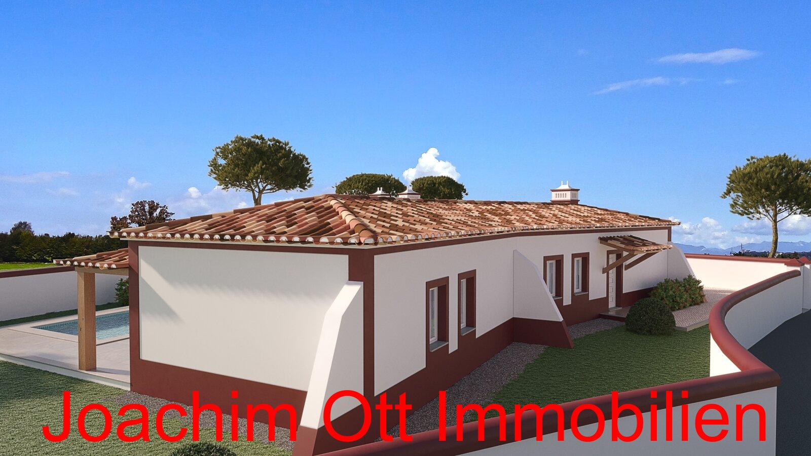 Neubau Projekt - Haus am Meer mit Pool und Garage