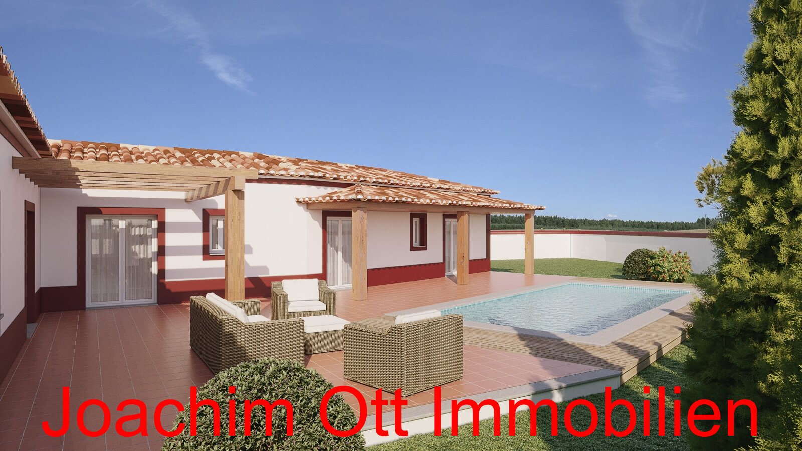 Neubau Projekt - Haus am Meer mit Pool und Garage
