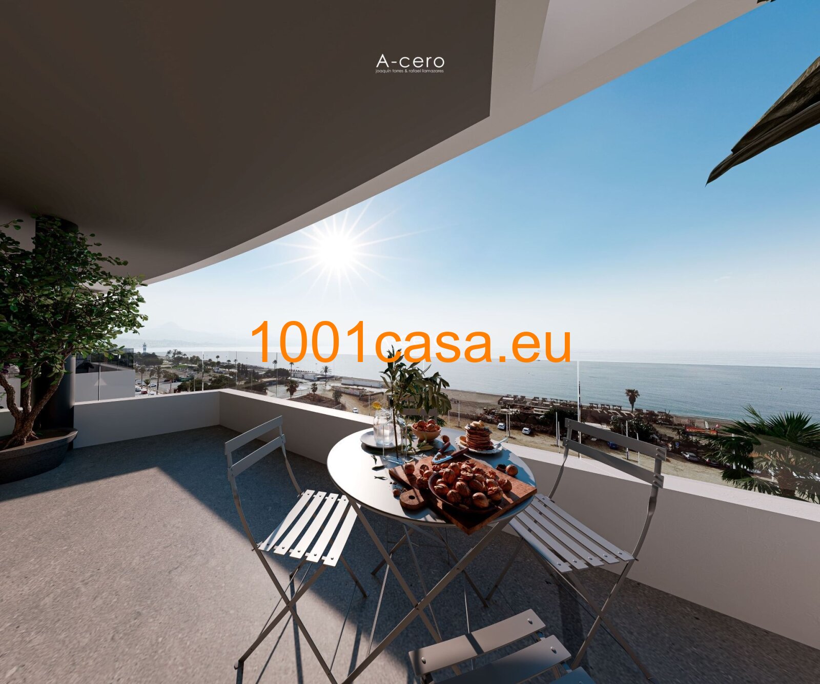 Design-Apartment in direkt am Meer und Strand, Andalusien, Costa del Sol, Joachim Ott-Spanienmakler