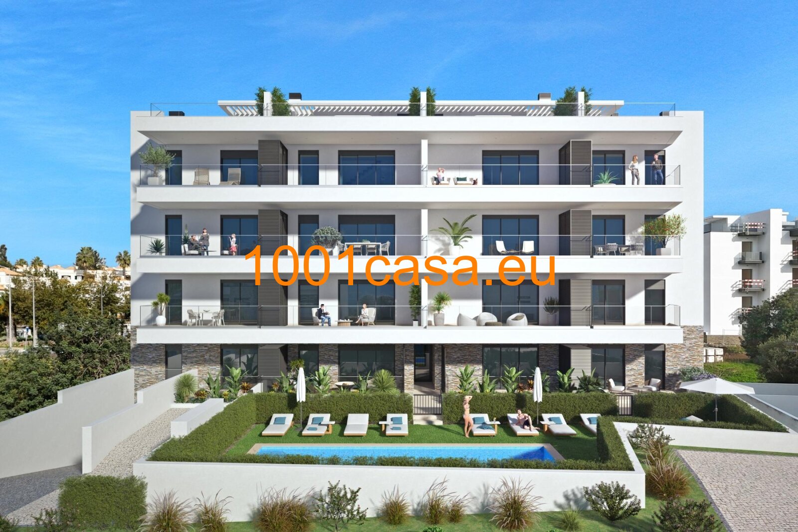 Algarve - Neubau| Exklusiver Wohntraum mit Privater Dachterrasse zu verkaufen