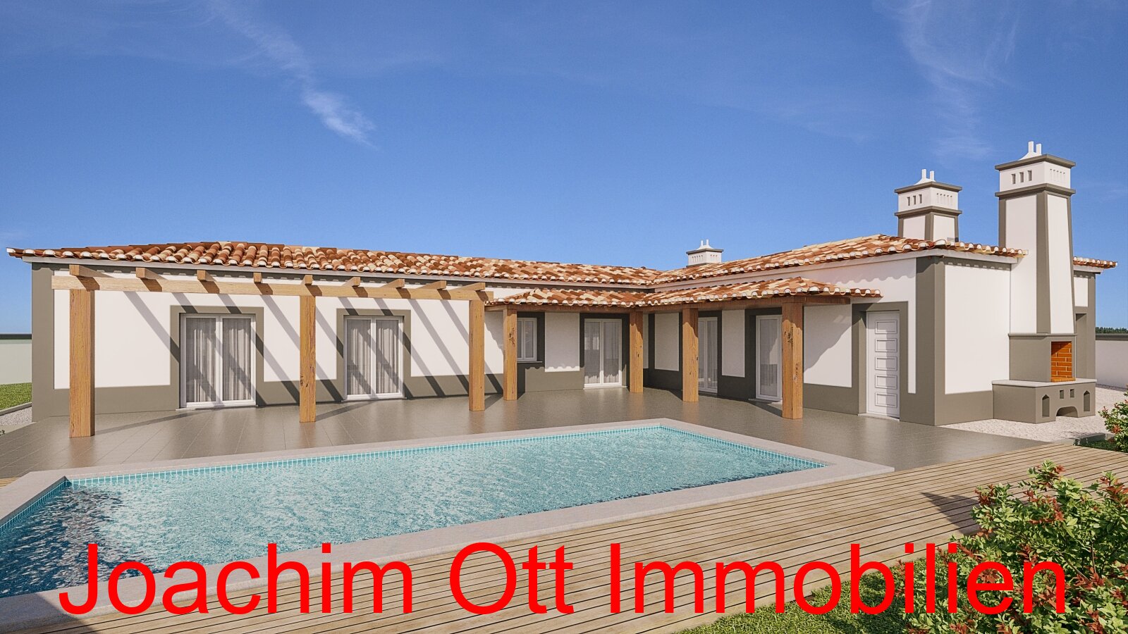 Neubau Projekt - Haus am Meer mit Pool und Garage