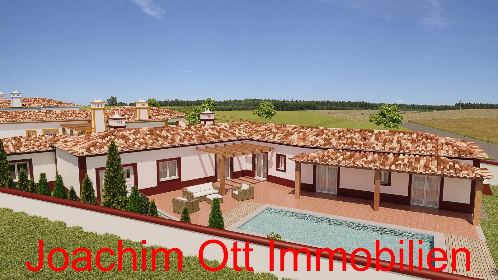 Neubau Projekt - Haus am Meer mit Pool und Garage