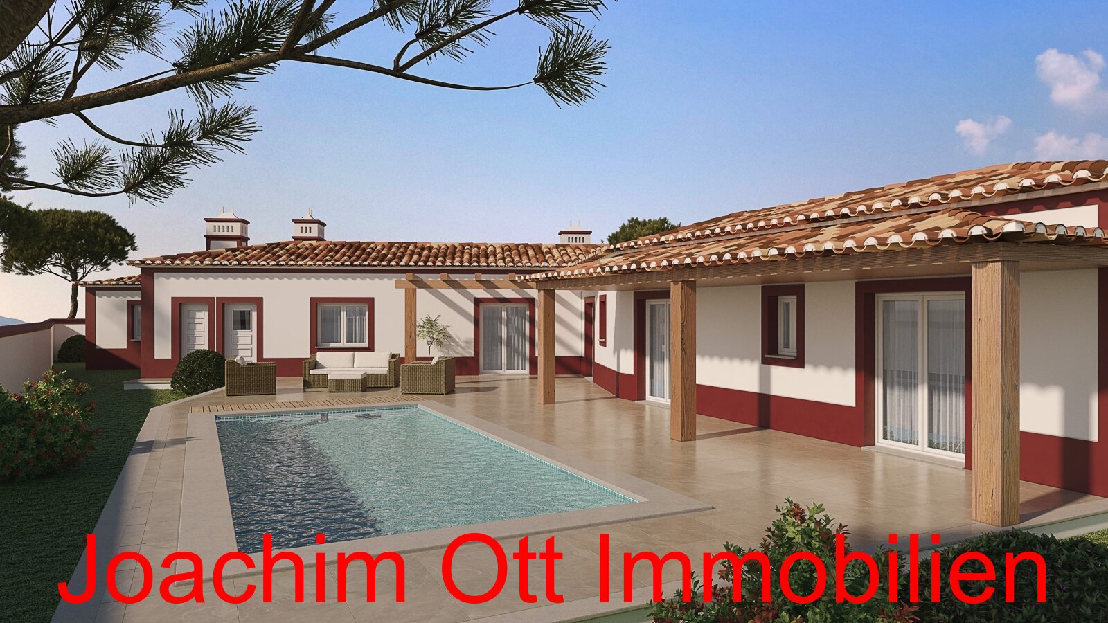 Neubau Projekt - Haus am Meer mit Pool und Garage